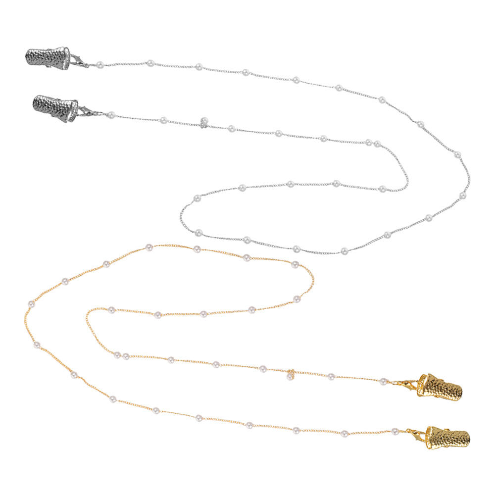 Mask Chain Holder - Kadınlar için 2 Adet Boncuklu Gözlük